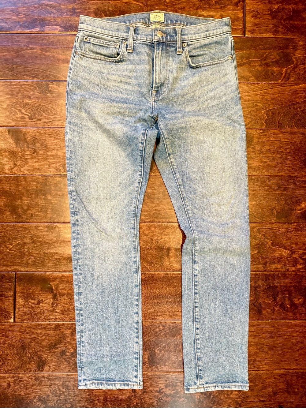 J. Crew Men's Skinny Jeans in Light Blue Wash